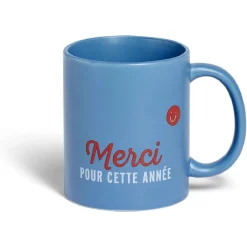 Mug Merci pour cette année céramique Ø8xH10cm 4 modèles^Gifi Clearance