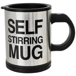 Mug mélangeur automatique inscription Self Stirring Mug 350 ml^Gifi New