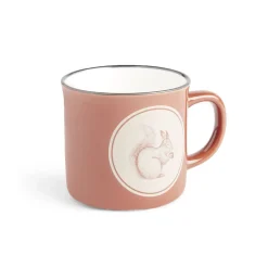 Mug motif écureuil en faïence marron 320ml^Gifi Sale
