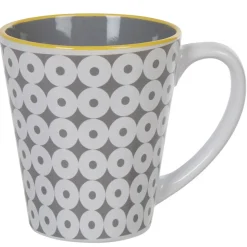 Mug motif géométrique gris et blanc^Gifi Sale