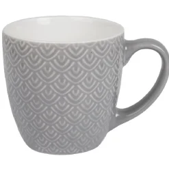 Mug motifs gris blanc^Gifi Discount