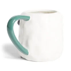 Mug mouton dolomite blanc et gris Ø10xH10cm^Gifi Best