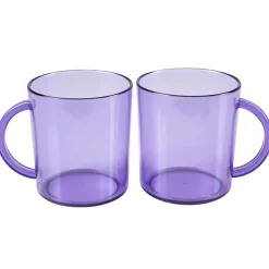 Mug plastique violet x2^Gifi Best