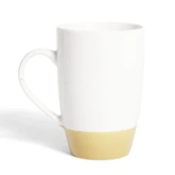 Mug porcelaine blanc et beige 500ml^Gifi Online