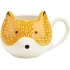 Mug renard orange blanc noir^Gifi Outlet