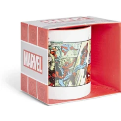Mug Spiderman Marvel BD blanc et rouge 315ml^Gifi Clearance