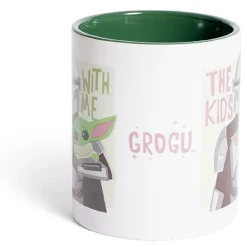 Mug Star Wars Mandalorian Storm Trooper blanc et vert 315ml^Gifi Discount