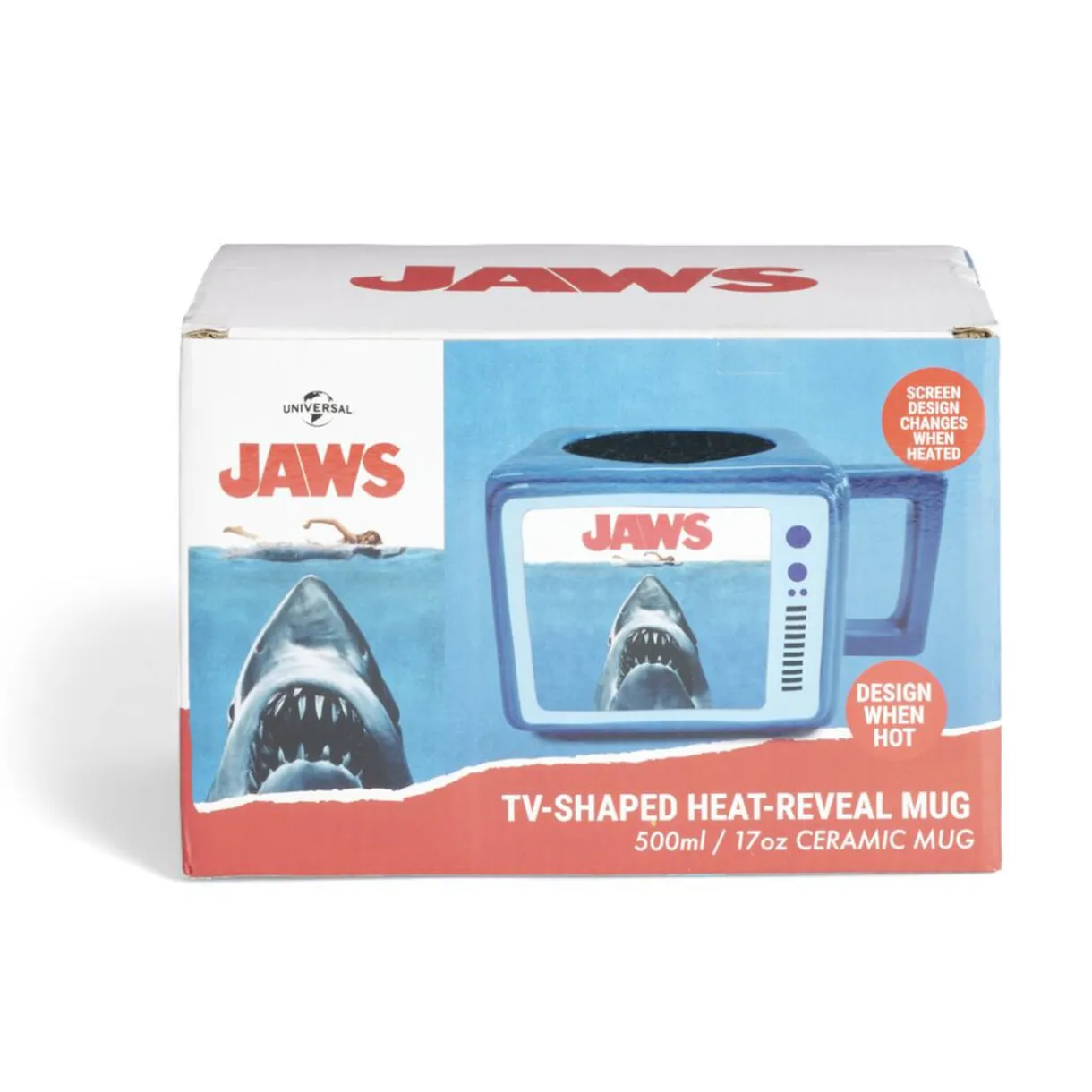Mug thermoréactif requin Les dents de la mer forme TV bleu 500ml^Gifi Hot