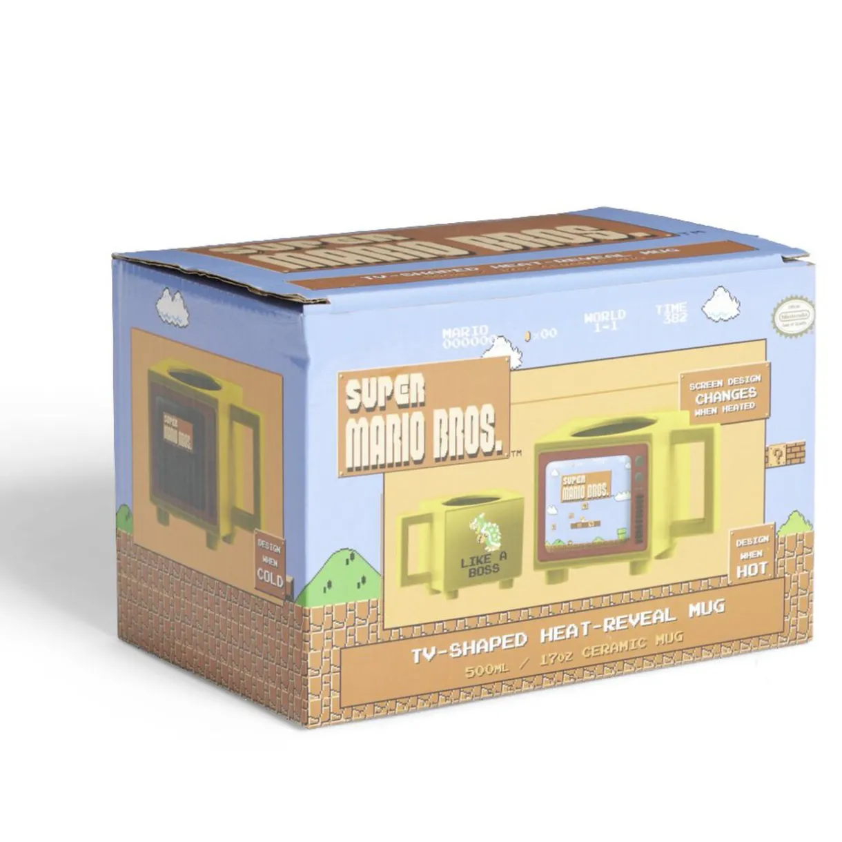 Mug thermoréactif Super Mario Bros jaune 500ml^Gifi Online