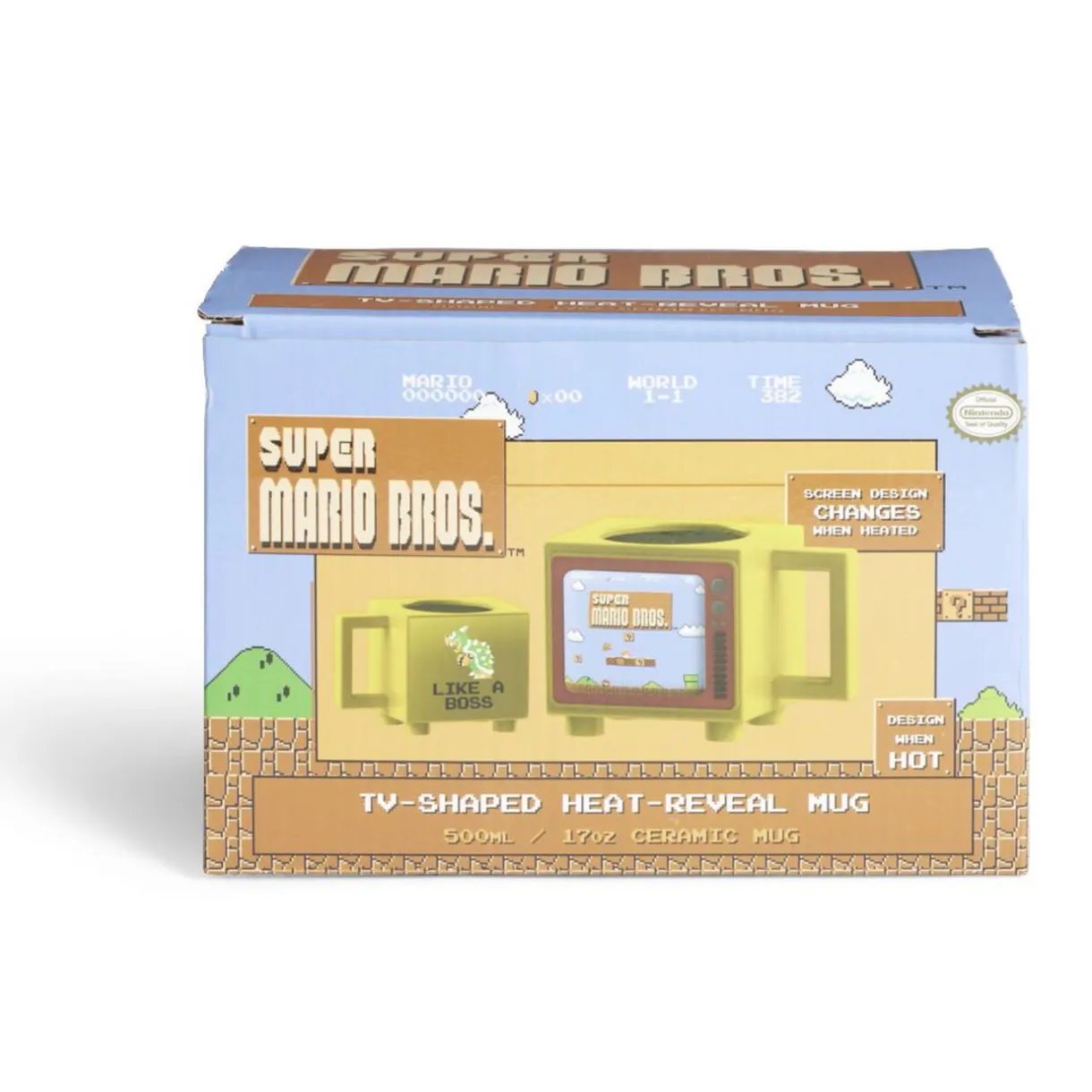 Mug thermoréactif Super Mario Bros jaune 500ml^Gifi Online