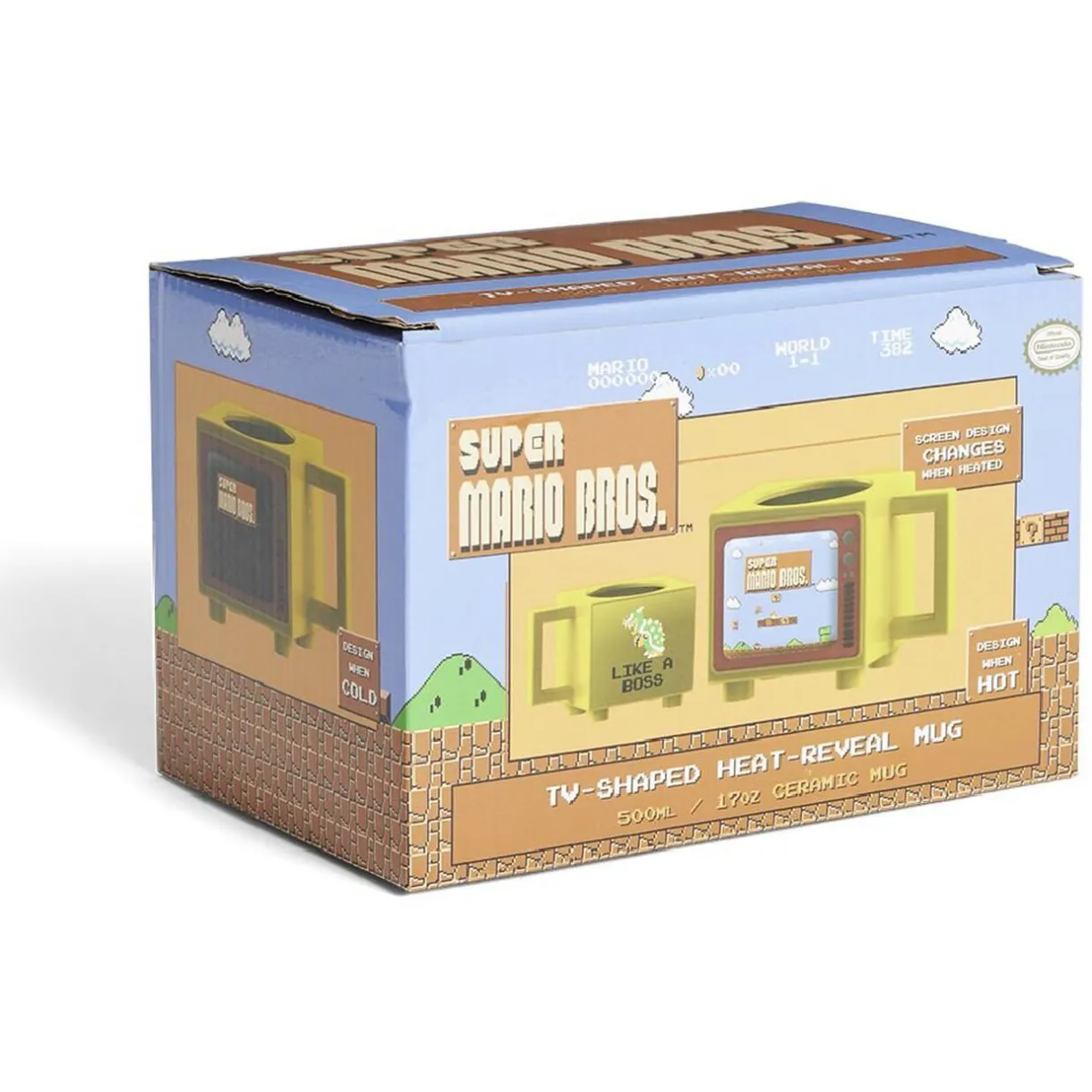 Mug thermoréactif Super Mario Bros jaune 500ml^Gifi Online