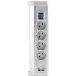 Discount Gifi Multiprise 5 prises et 2 ports USB