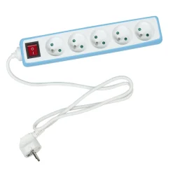 Hot Gifi Multiprise avec housse silicone bleue