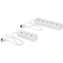 Outlet Gifi Multiprise blanche x 2