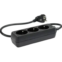 Discount Gifi Multiprise noire 3 prises