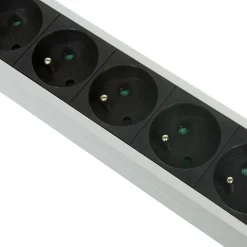 New Gifi Multiprise parafoudre 6 prises et 2 usb noir