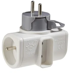 Sale Gifi Multiprise rotative 180° triplite blanche