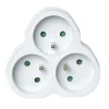 Sale Gifi Multiprise triangulaire blanche 3 prises