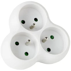Outlet Gifi Multiprise triplite triangulaire 3x 16A