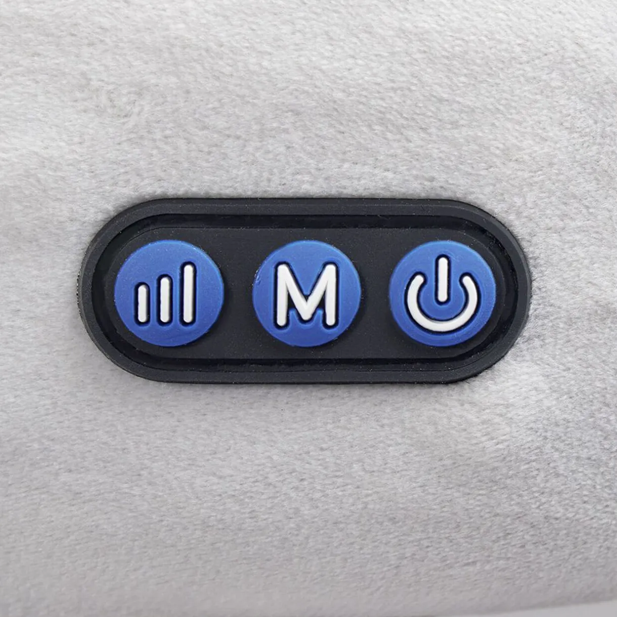 Discount Gifi Oreiller de massage gris et blanc 2 points de stimulation