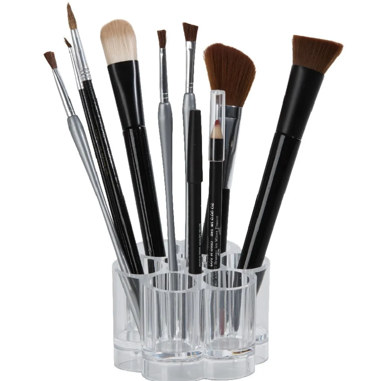 Clearance Gifi Organisateur à maquillage transparent pour pinceaux