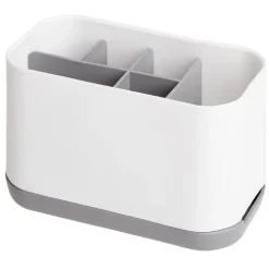 Sale Gifi Organisateur salle de bain avec compartiment amovible gris et blanc