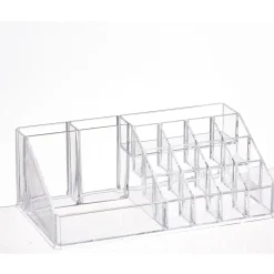 Outlet Gifi Organisateur transparent pour cosmétiques et pinceaux de maquillage