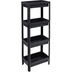 Rangement|Gifi Organiseur 4 niveaux noir