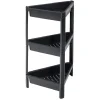 Rangement|Gifi Organiseur d'angle 3 niveaux noir