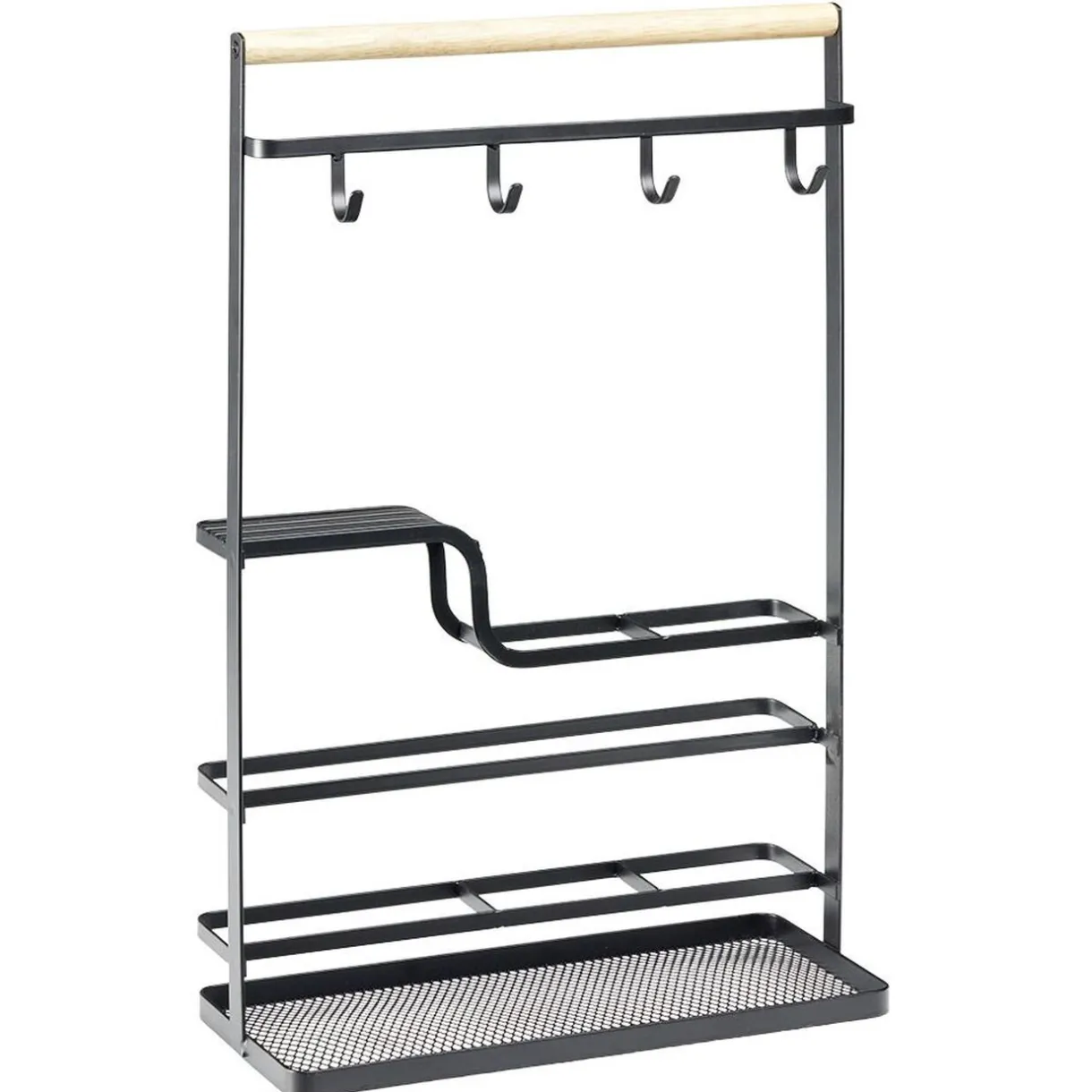 Organiseur de cuisine métal noir^Gifi Sale