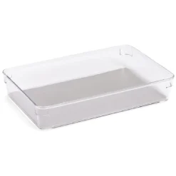 Rangement|Gifi Organiseur de tiroir plastique transparent 25x16,3xH.4,8cm