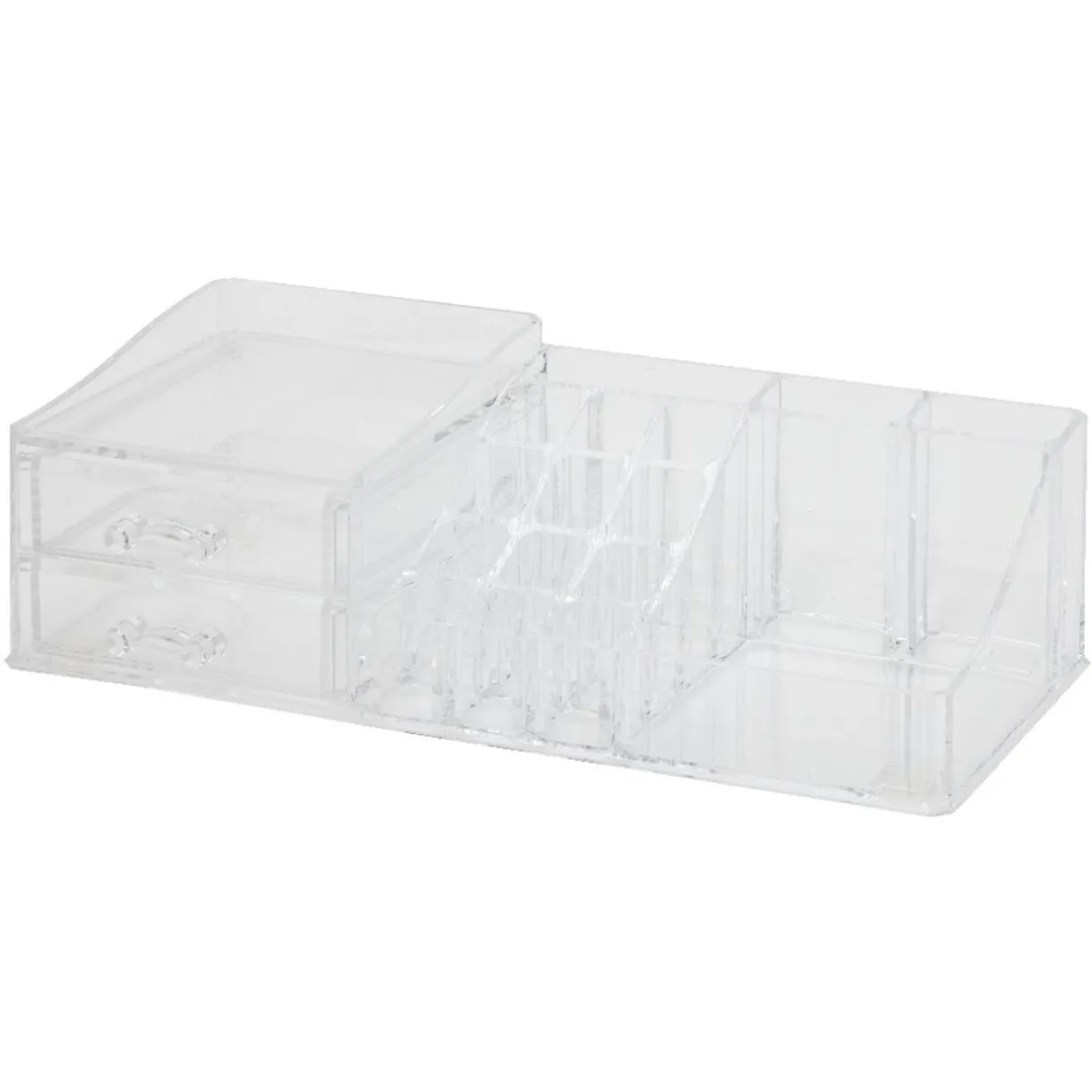 Sale Gifi Organiseur rangement cosmétique transparent 2 tiroirs