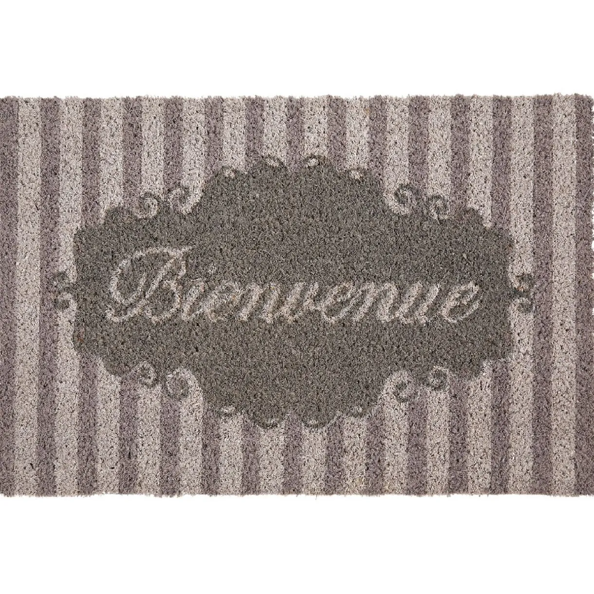 Nettoyage Et Entretien|Gifi Paillasson coco Bienvenue à rayures