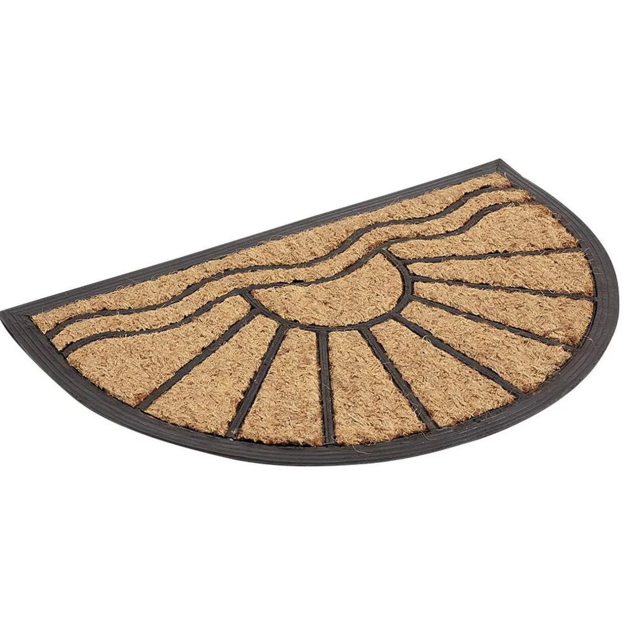 Nettoyage Et Entretien|Gifi Paillasson coco forme demi lune motif soleil