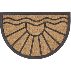 Nettoyage Et Entretien|Gifi Paillasson coco forme demi lune motif soleil