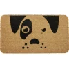 Nettoyage Et Entretien|Gifi Paillasson coco imprimé chien marron et noir 70x40cm