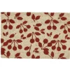 Nettoyage Et Entretien|Gifi Paillasson coco imprimé fleurs rouges