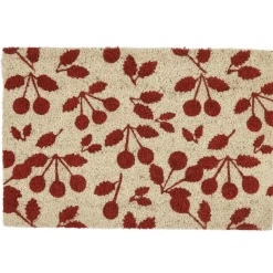 Nettoyage Et Entretien|Gifi Paillasson coco imprimé fleurs rouges