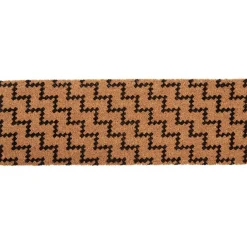 Nettoyage Et Entretien|Gifi Paillasson coco motif graphique noir marron 75x25 cm