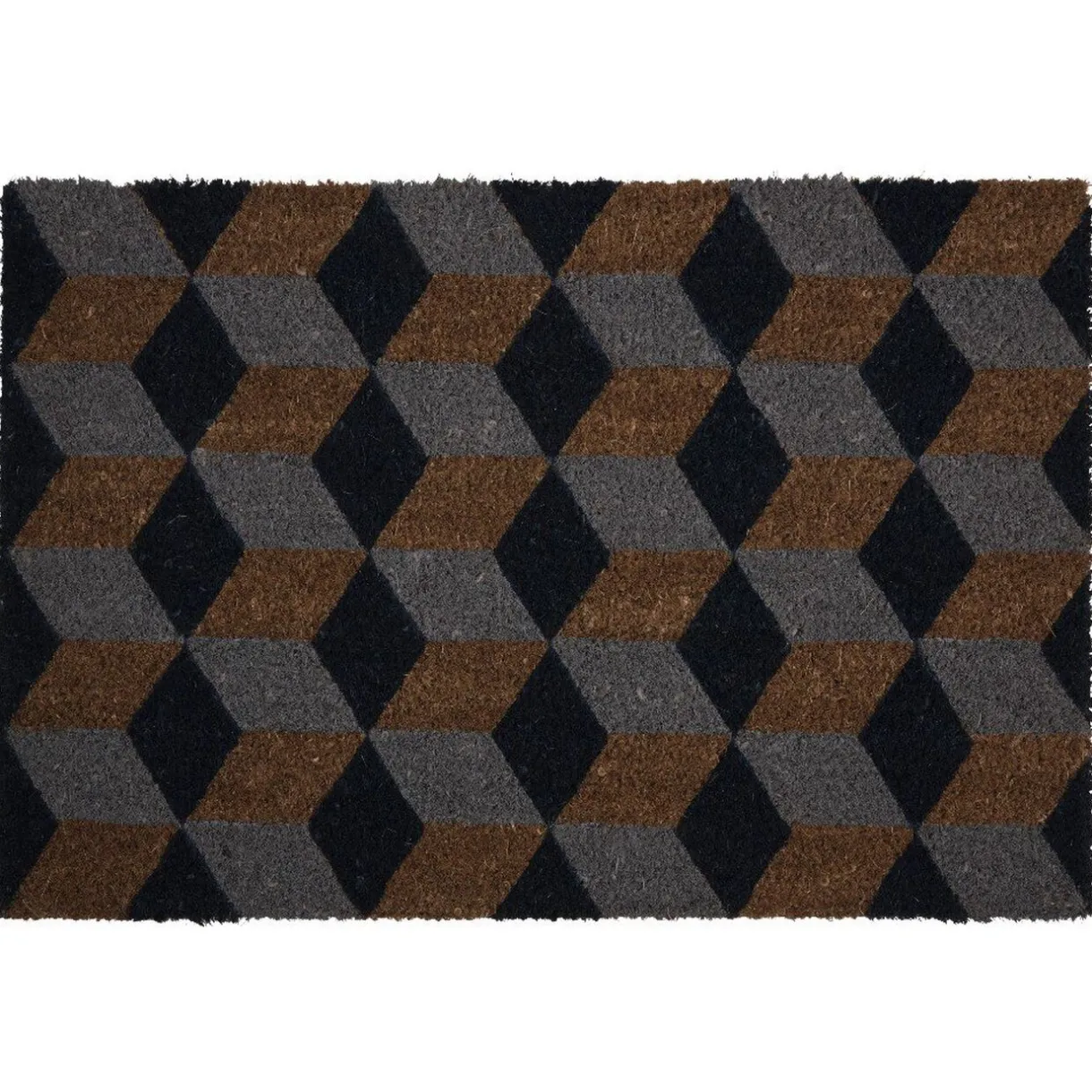 Nettoyage Et Entretien|Gifi Paillasson coco motif losanges