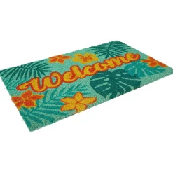 Nettoyage Et Entretien|Gifi Paillasson coco motifs feuilles et fleurs