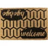 Nettoyage Et Entretien|Gifi Paillasson coco naturel inscription noire Welcome Bye bye 60x40 cm