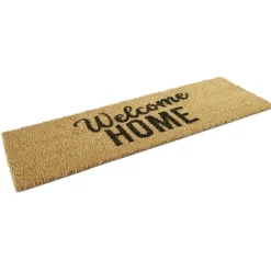 Nettoyage Et Entretien|Gifi Paillasson coco naturel inscription noire Welcome Home 75x25 cm