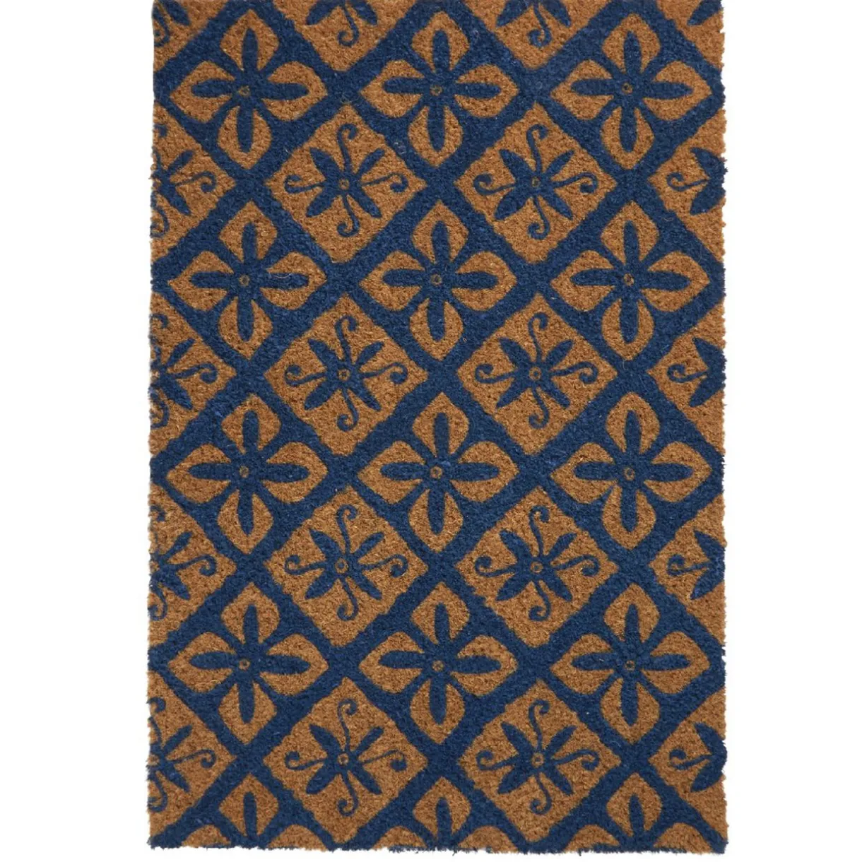 Nettoyage Et Entretien|Gifi Paillasson coco rectangulaire naturel motif floral baroque