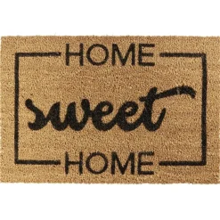 Nettoyage Et Entretien|Gifi Paillasson coco rectangulaire inscription Home Sweet Home 60x40cm