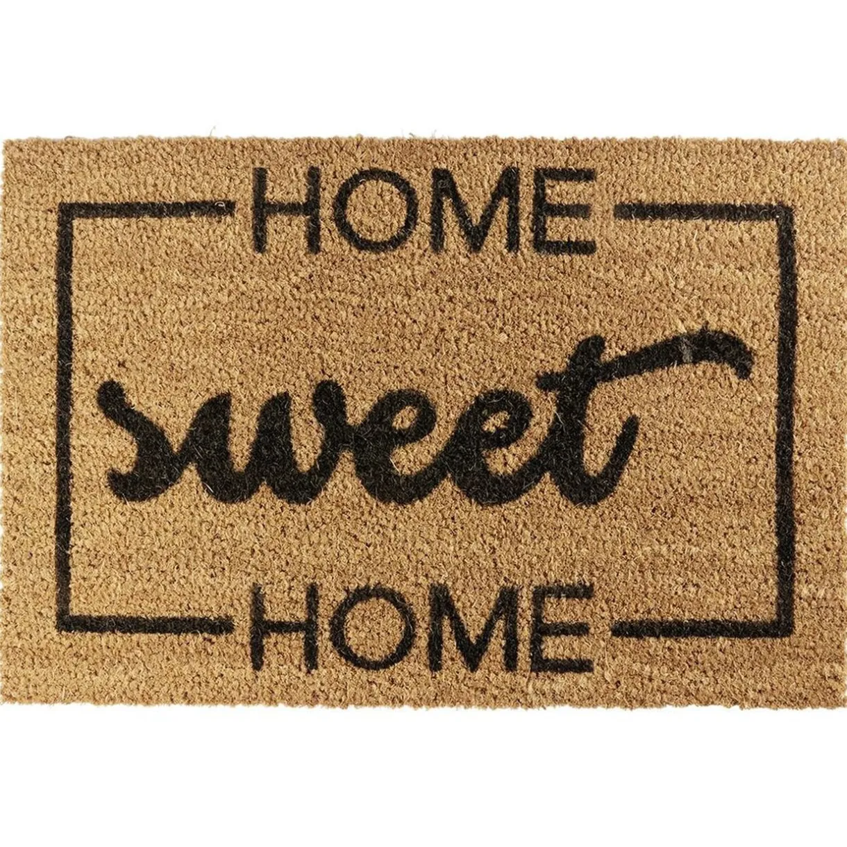 Nettoyage Et Entretien|Gifi Paillasson coco rectangulaire inscription Home Sweet Home 60x40cm