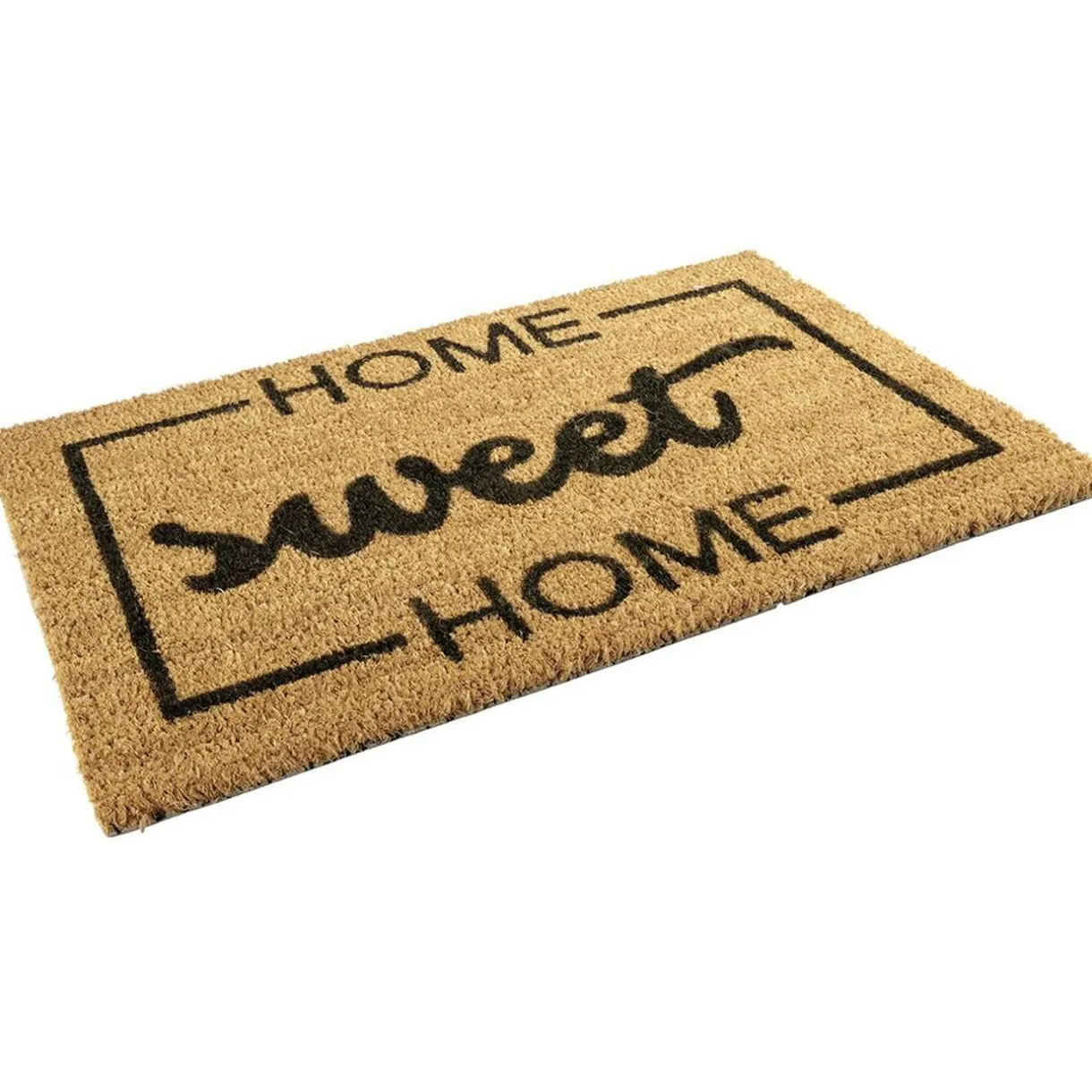Nettoyage Et Entretien|Gifi Paillasson coco rectangulaire inscription Home Sweet Home 60x40cm