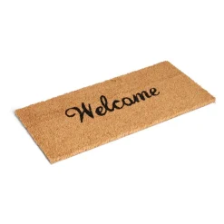 Nettoyage Et Entretien|Gifi Paillasson coco Welcome marron et noir 25x55cm