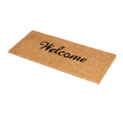 Nettoyage Et Entretien|Gifi Paillasson coco Welcome marron et noir 25x55cm