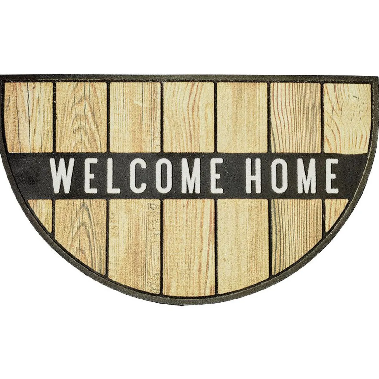 Nettoyage Et Entretien|Gifi Paillasson demi-lune antidérapant grattant inscription Welcome 75x45cm